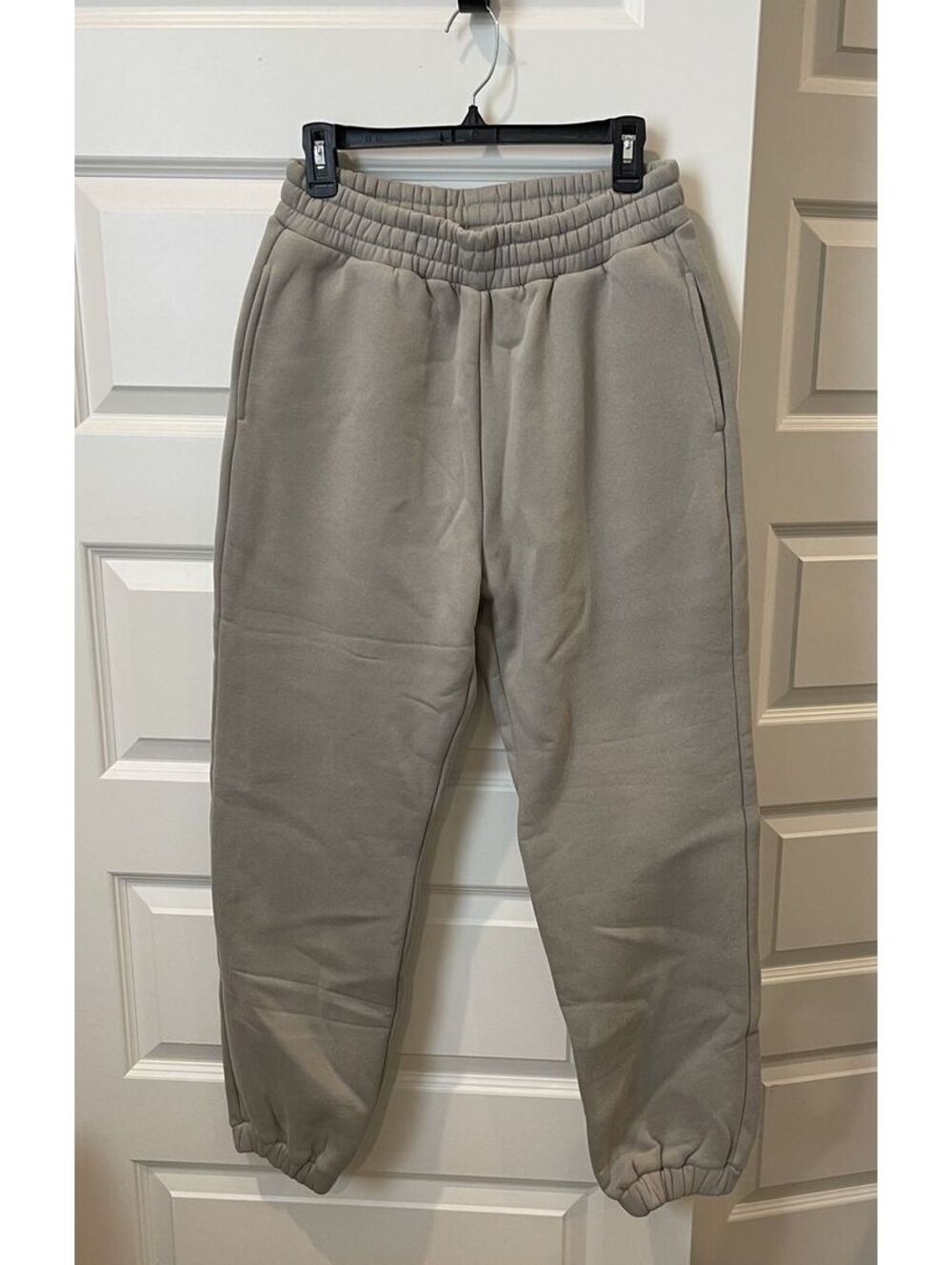 Comfrt Medium Tan Elastic Waist Jogger Sweatpants - NWT